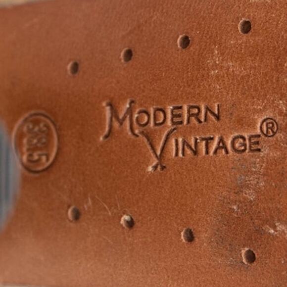 Modern Vintage Tan Suede Allison Ankle Boots Size 8 - Picture 8 of 11